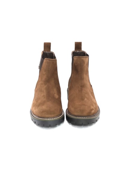 bottines chelsea suède beige SONIP-TAUPE