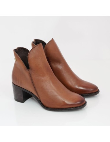 Light Brown leather women's boots