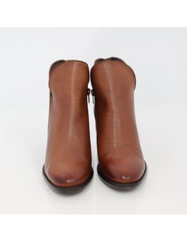 Light Brown leather women's boots