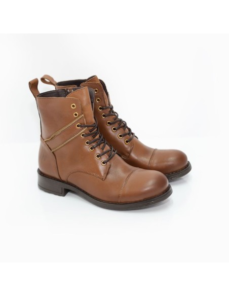 bottines femme de peau cuir W-MAGOR-CUERO