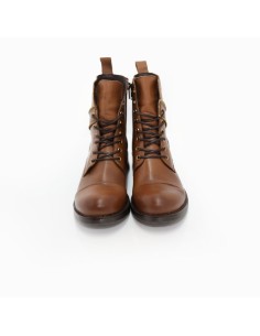 Light Brown leather women's boots 2