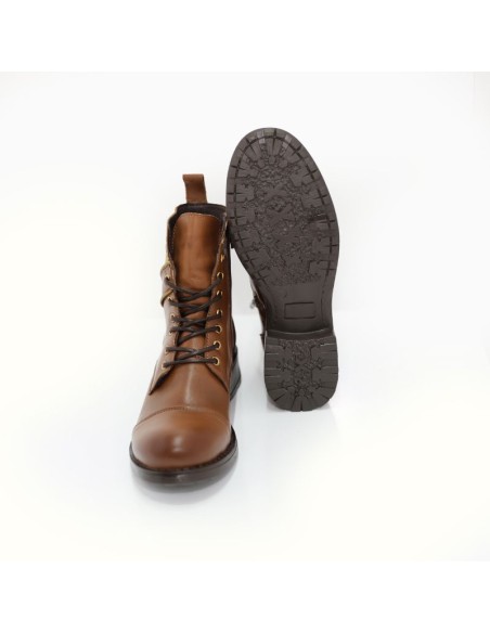 Light Brown leather women's boots