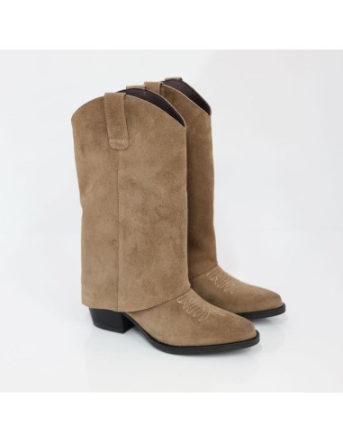 Light Brown suede Women's high boots