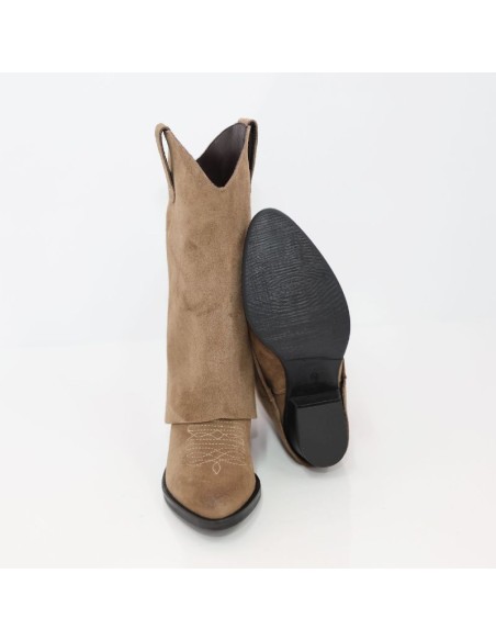 bottes femme suède cuir W-SAMORI-CUERO