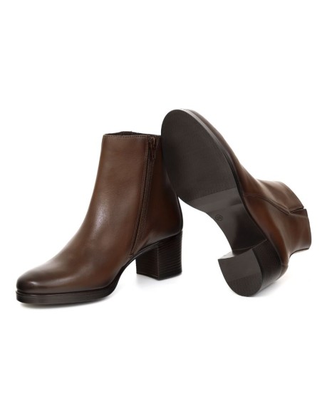 bottines femme de peau cuir W-NELAMORI-CUERO