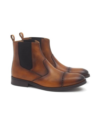 bottines chelsea en cuir cuir PIETRO-CUERO