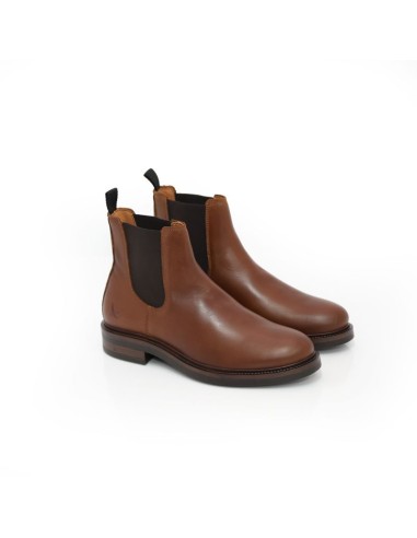 Light Brown leather chelsea boots