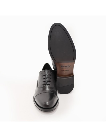 Oxford de piel con plantilla extraible color negro