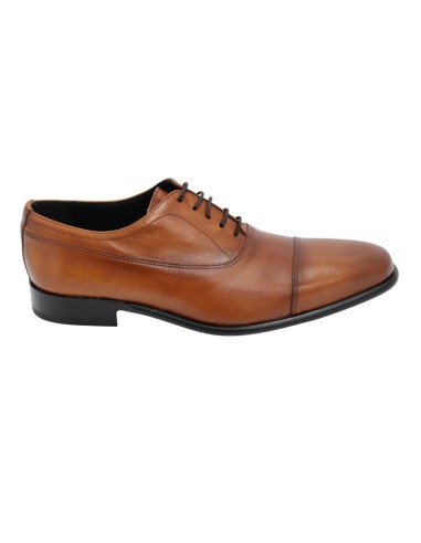 Oxford de piel con plantilla extraible color cuero