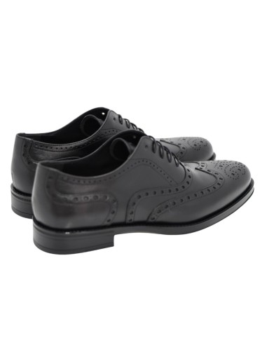Black leather Oxford