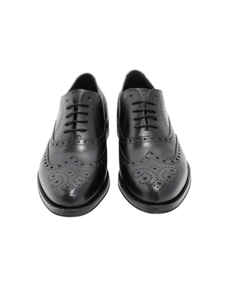 Black leather Oxford