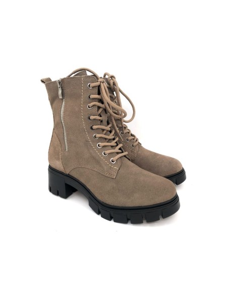 bottines femme suède beige W-SUAVI-BEIGE