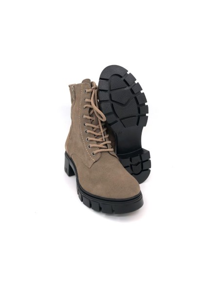 bottines femme suède beige W-SUAVI-BEIGE