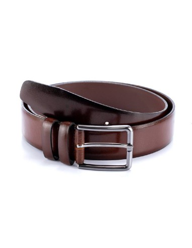 Ceinture en cuir marron B-BIXTON-COGNAC