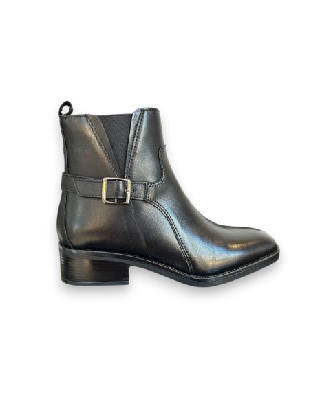 bottines femme de peau le noir W-BELNOR-BLACK