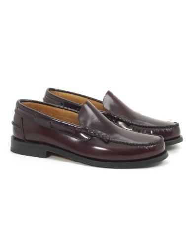 burgundy leather Castellanos PULEMAN-BURDEOS