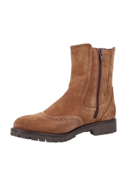 bottines femme suède beige W-SUAMEN-BEIGE