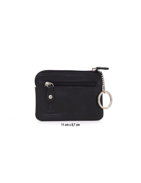 Black leather wallet