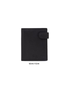 Black leather wallet