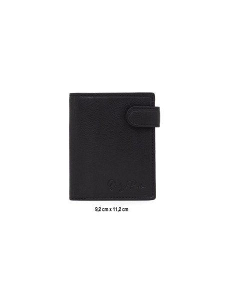 Black leather wallet
