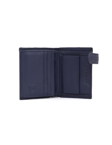 Mallette de peau bleu AC-ICONIC2-NAVY