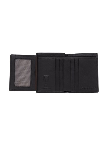 Black leather wallet