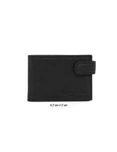 Black leather wallet