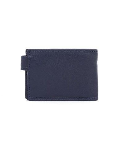 Blue leather wallet