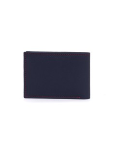 Blue leather wallet 2