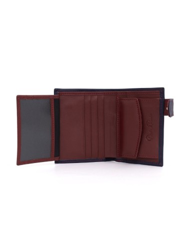 Blue leather wallet