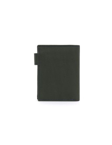 Green leather wallet