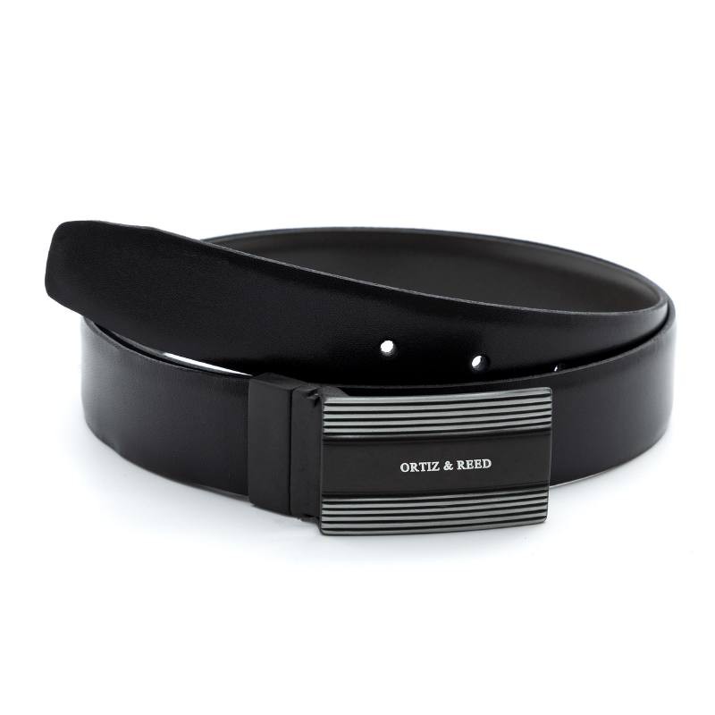 Ceinture cuir réversible noir B-BOCHAP-NEGRO-GRIS