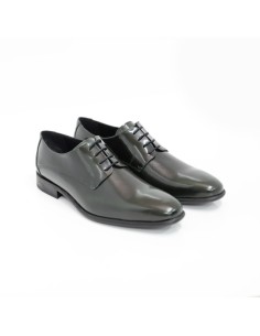 Derby de peau vert PAKEL-GREEN