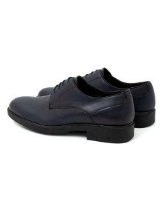 Blue leather derby 2