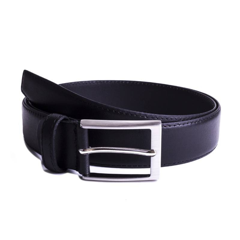 black leather belt B-BOCKOR-NEGRO