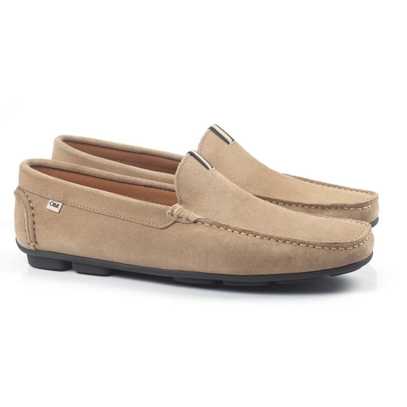 beige suede moccasin SAFLAG-CORDA