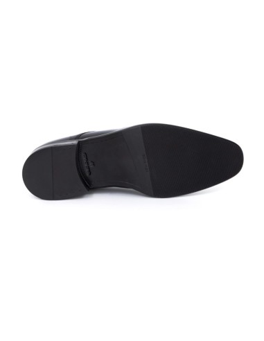 Derby de piel con plantilla extraible color azul