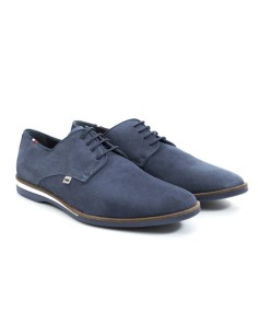 Derby suède bleu SAMUKA-JEANS