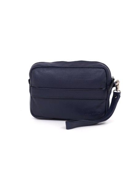 Sac de peau bleu AC-BOMAN-5312-BLUE