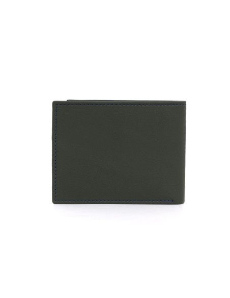 Green leather wallet