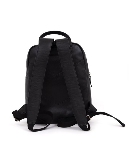 Black leather Backpack