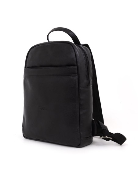Black leather Backpack