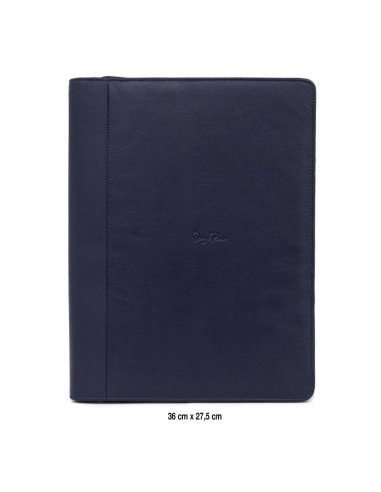 mallette pour ordinateur portable de peau bleu AC-SACPORT-122-BLUE