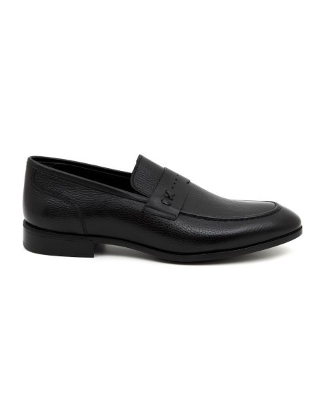 Mocassin de peau le noir NOTROL-NEGRO