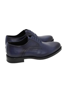 Derby de peau bleu PATERI-NAVY 2