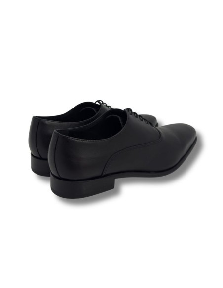 Oxford de piel con plantilla extraible color negro