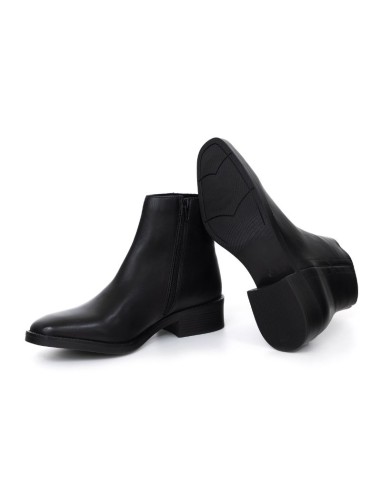 bottines femme de peau le noir W-ERMINA-BLACK