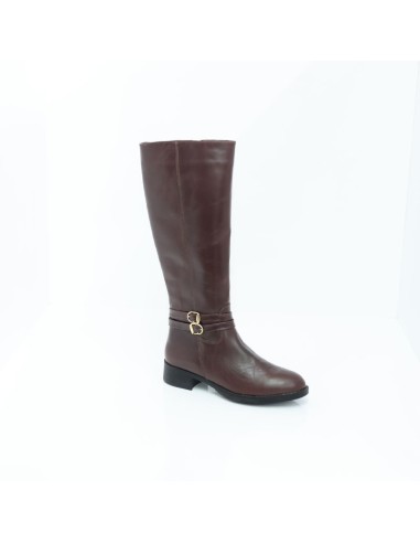bottes femme de peau marron W-MEMINA-BROWN