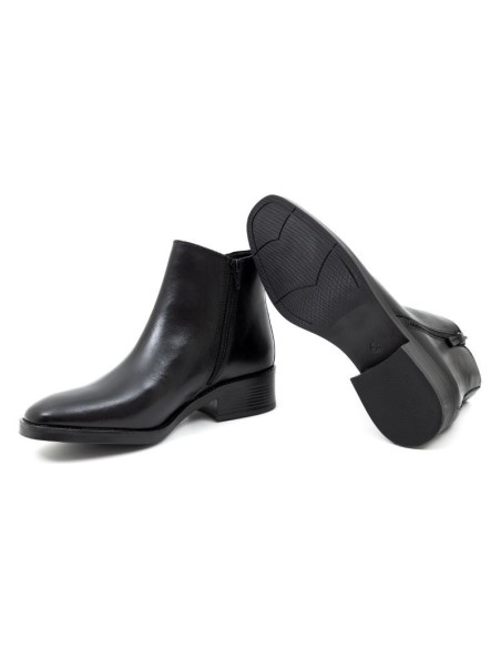 bottines femme de peau le noir W-NARITOR-BLACK