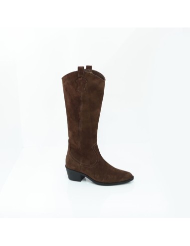 Brown suede Women's high boots